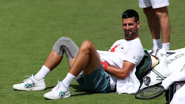 Djokovic a déclaré à la presse lors de sa conférence de presse à Wimbledon que "Je suis confiant quant à la santé de mon genou et mon état physique général est vraiment bon."