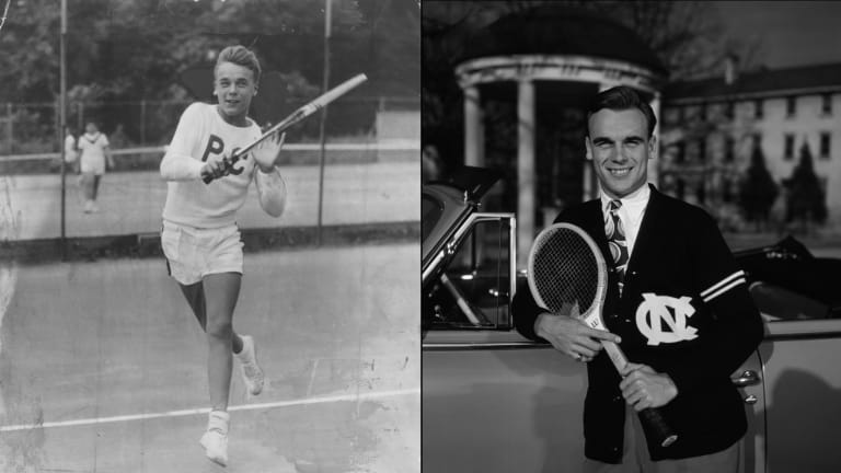 Vic Seixas à l'adolescence, à la William Penn Charter School de Philadelphie et à l'Université de Caroline du Nord.