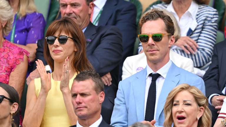 Il n'y a pas de meilleur endroit que Wimbledon pour un rendez-vous si vous êtes Sophie Hunter et Benedict Cumberbatch.