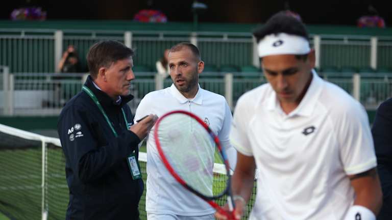 Evans et Tabilo ont continué leur match mercredi, mais l'intrigue n'a pas changé.