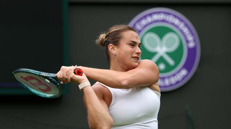 Interrogée sur l'inconfort auquel elle fait face, Sabalenka a souligné le muscle grand rond.