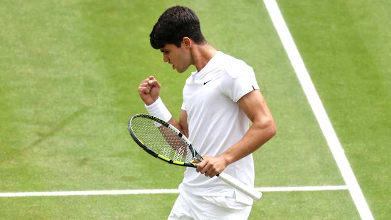 Alcaraz a désormais remporté ses 13 derniers matchs consécutifs à Wimbledon.