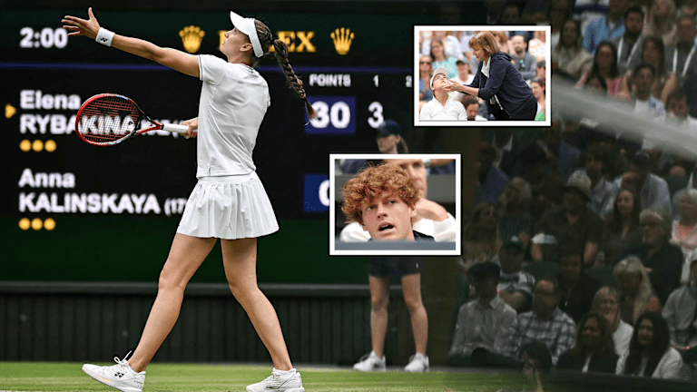 Rybakina a servi pour prendre l'avantage avec un set et un double break après un début de match lent, mais Kalinskaya a été visiblement gênée à la fin du match.