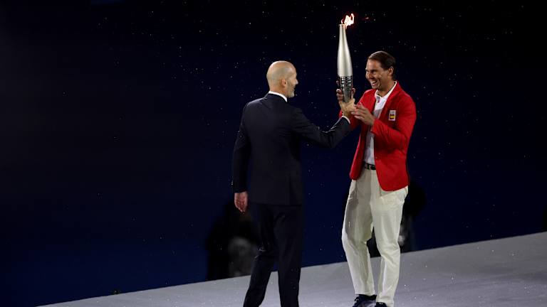 Surprise ! Zinedine Zidane a passé le flambeau à nul autre que Rafael Nadal.