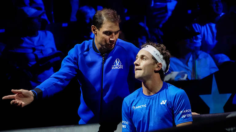 Nadal et Ruud ont fait partie de la même équipe pour la Laver Cup et ont fait une tournée d'exhibition ensemble en Amérique du Sud, mais partageront le court de double pour la première fois.