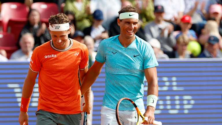 Ruud et Nadal, quand le soleil brillait.