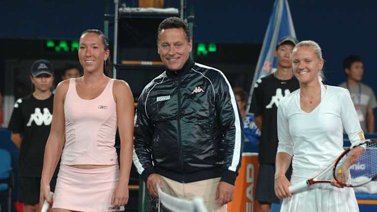 Graff avec Jelena Jankovic et Agnes Szavay.