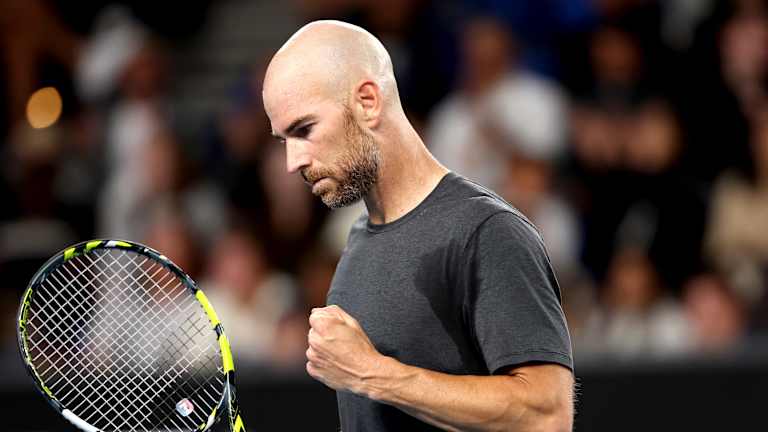 Mannarino a atteint son premier quart de finale depuis février lors de l'événement ATP 250 à Chengdu la semaine dernière.