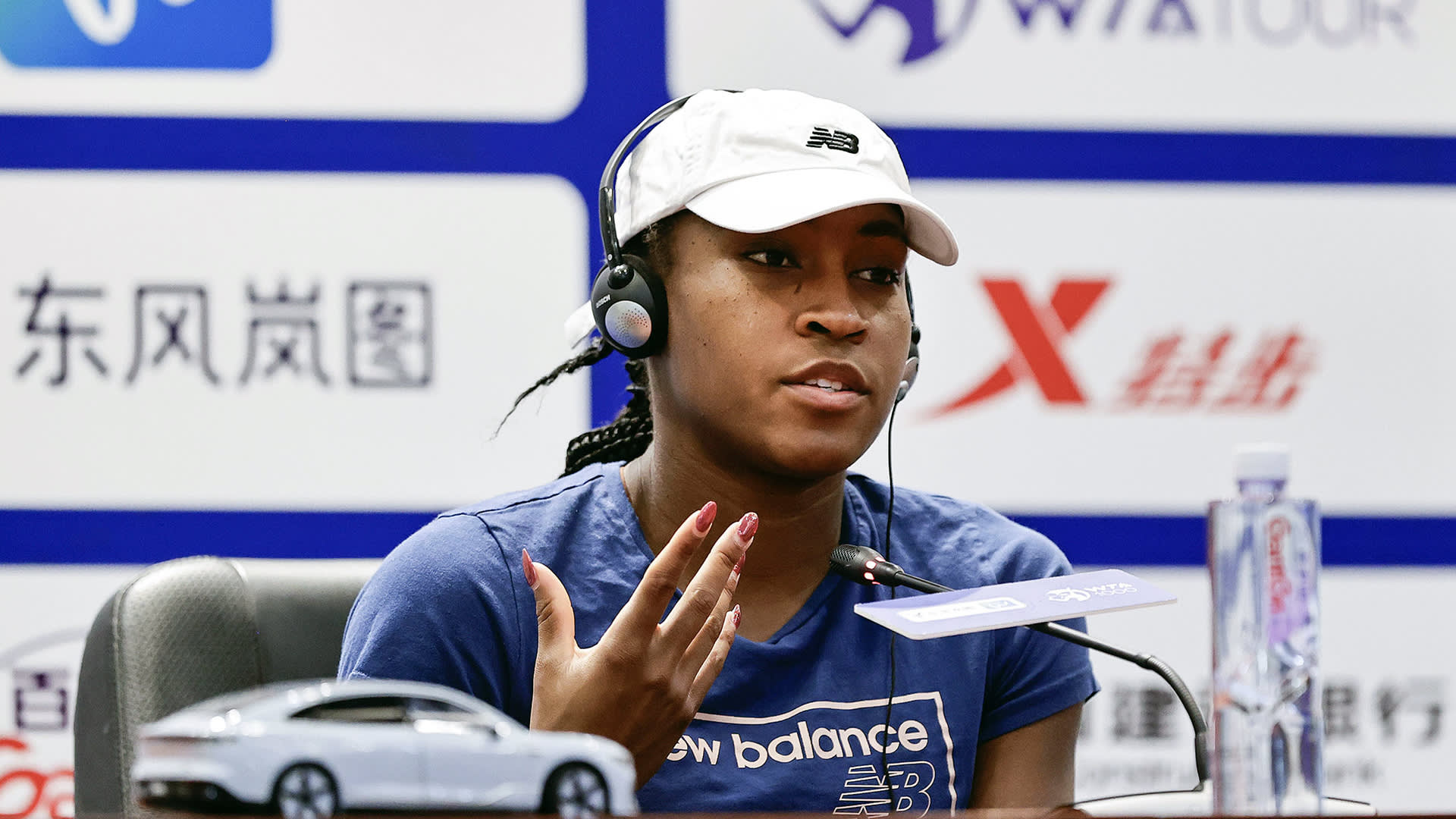 Depuis Wuhan, Coco Gauff envoie des prières à son État d'origine, la Floride, lors de l'ouragan Milton