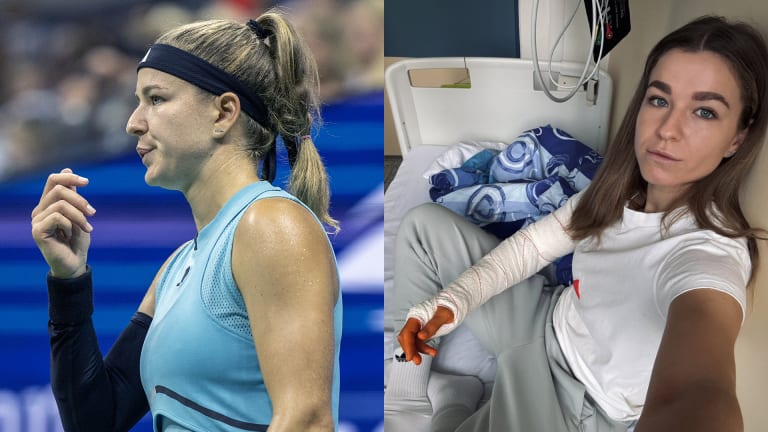 Muchova est entrée dans le Top 10 à l'US Open de l'année dernière, où elle a atteint les demi-finales, mais une douleur au poignet droit s'est aggravée et il est devenu évident que le problème nécessitait une intervention chirurgicale.