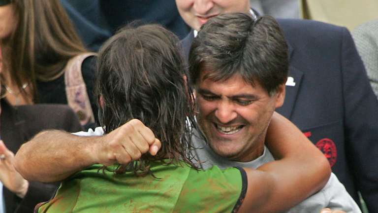 Toni a entraîné son neveu pendant le même nombre d'années qu'ils ont remporté des tournois du Grand Chelem ensemble, soit 16.