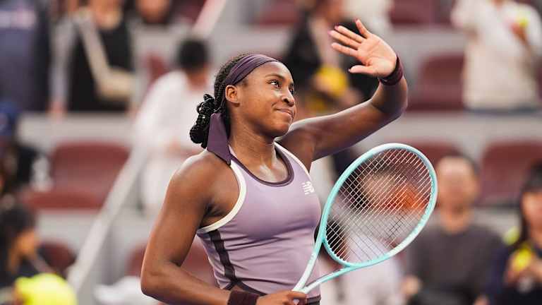 Gauff a amélioré ses débuts en demi-finale à Pékin en 2023.