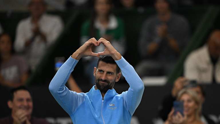 Même s'il n'était pas la star du spectacle, Djokovic a également reçu l'amour du public.