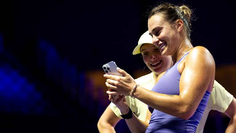 "Je dois dire que c'est une personne vraiment sympa," Sabalenka a dit de Swiatek. "C'était amusant de faire connaissance."