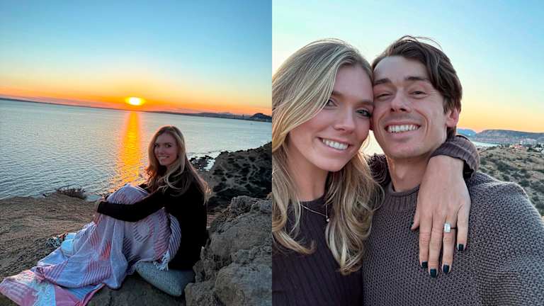 Le couple a annoncé la nouvelle plus tôt cette semaine, lorsque Boulter a publié une photo du même endroit avec la légende :