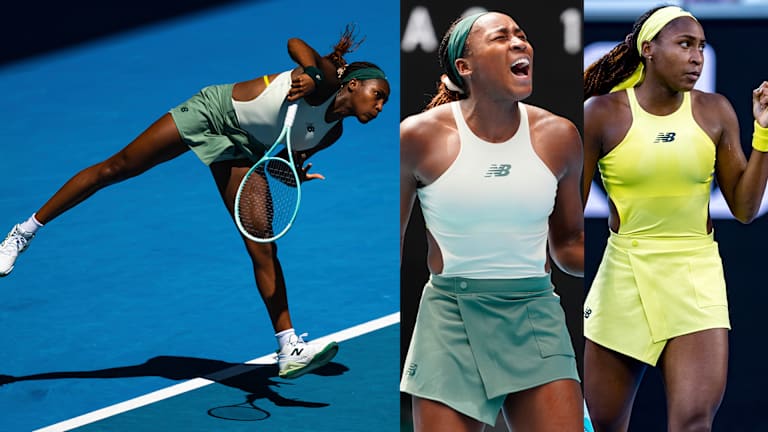 Coco Gauff dans New Balance