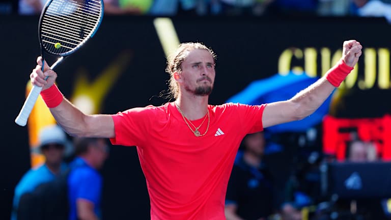 Zverev a marqué 24 pour 33 au filet contre Paul.