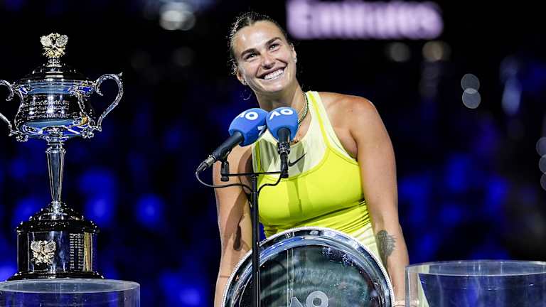 La championne en titre Sabalenka visait samedi son troisième titre à l'Open d'Australie.