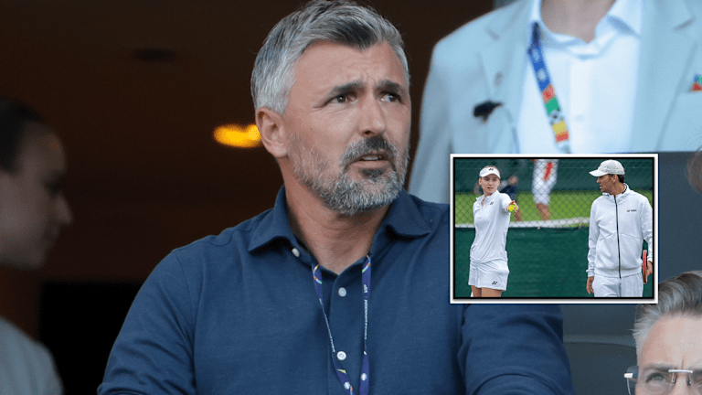 Ivanisevic est resté avec Rybakina depuis l'annonce de son intention de réembaucher Stefano Vukov, qui ne peut actuellement pas faire partie de son équipe d'entraîneurs à titre officiel en raison de l'enquête en cours de la WTA sur sa conduite.