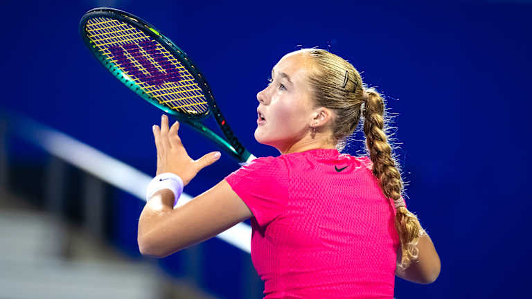 Les débuts d'Andreeva dans le Top 15 ont été longs à venir : elle compte déjà 11 victoires en carrière contre des joueuses du Top 15, trois en 2023 et huit en 2024.