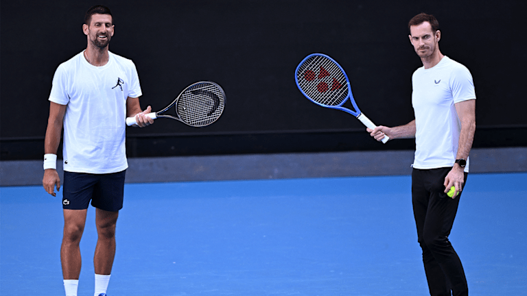 Les caméras capturent Djokovic et Murray sur le terrain d'entraînement pour la première fois depuis que les anciens n°1 mondiaux se sont associés à la fin de la saison 2024.