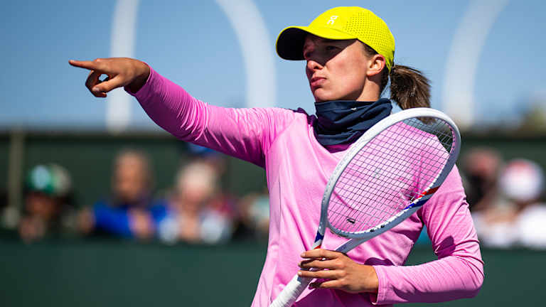 Swiatek est un double champion des Wells indiens qui a aimé les courts lents là-bas dans le passé.