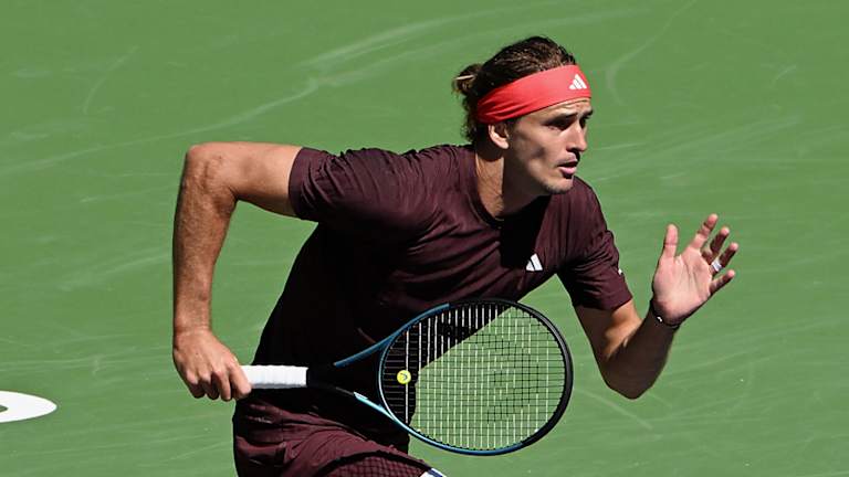 Zverev défendait des points de quart de finale à Indian Wells.