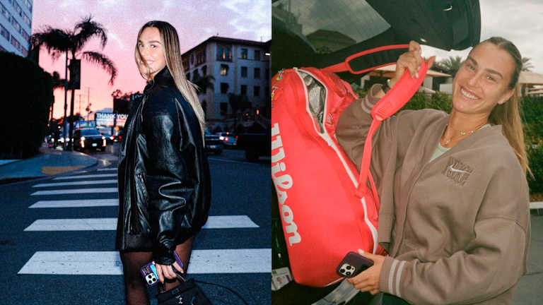 "Je ne suis pas la personne à parler de décalage horaire!" dit Sabalenka. "Tu me donne juste l