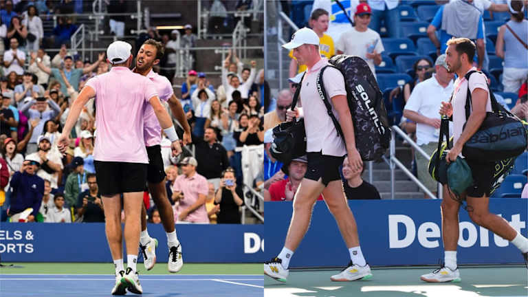 «C'est notre deuxième américain ouvert à tous les temps, et nous sommes arrivés en demi-finale. Nous en sommes très fiers, mais pas satisfaits à coup sûr.»