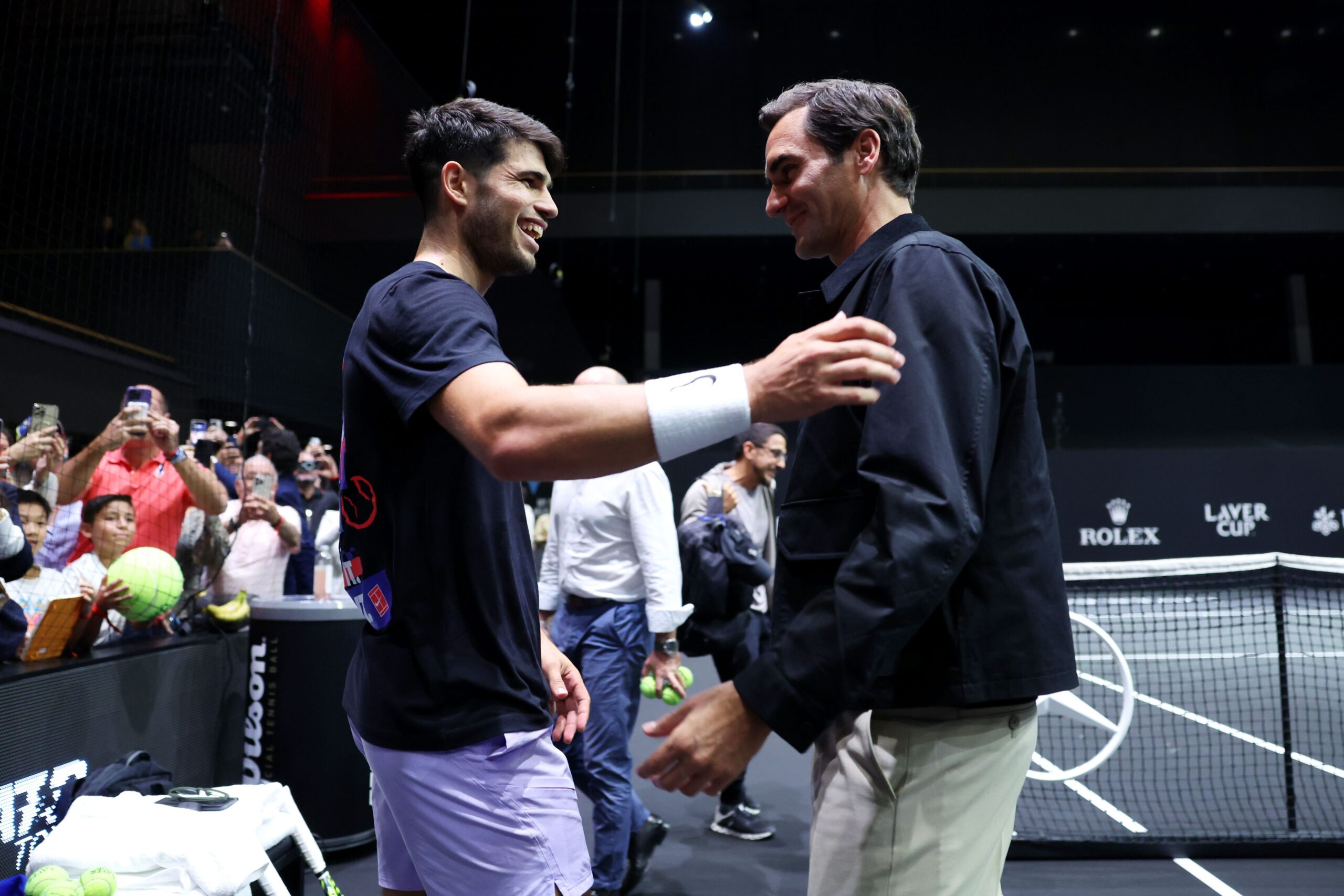 Carlos Alcaraz matches Roger Federer's Laver Cup point total Carlos Alcaraz matches Roger Federer's Laver Cup point total