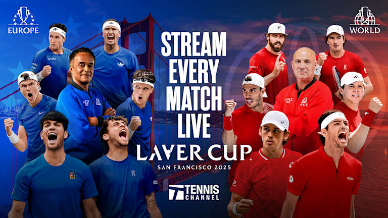 Regardez chaque match en double et simple de la Laver Cup, en direct sur la chaîne de tennis à partir de vendredi.