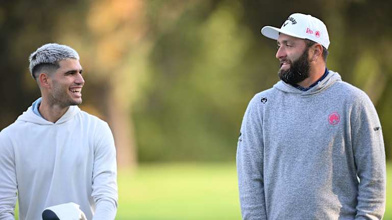 Rahm, de bons amis avec Rafael Nadal, a dit une fois à Golf.com concernant les joueurs de tennis: "Ils sont sans doute les meilleurs athlètes, non? Vous devez avoir une agilité, une vitesse, un cardio, une coordination à la main, tout."
