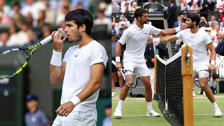 Alcaraz, 20 ans, a remporté son deuxième titre du Grand Chelem à Wimbledon 2023 avec une victoire en cinq sets contre Djokovic.