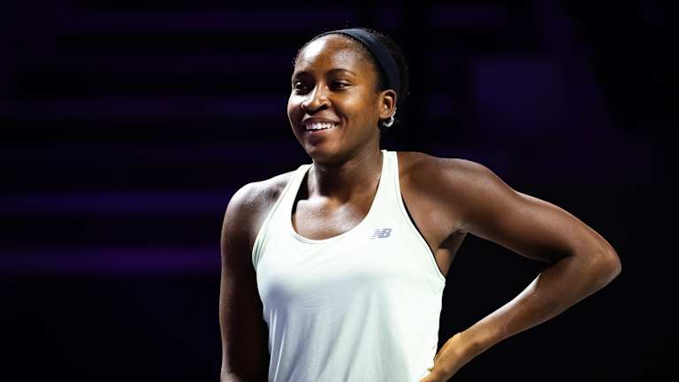 Gauff tente de devenir la première joueuse à conserver le titre des finales WTA depuis que Serena Williams a réalisé un triplé en 2014.