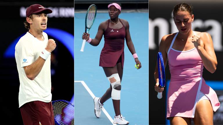 Alex de Minaur, Victoria Mboko et Marta Kostyuk dans Wilson