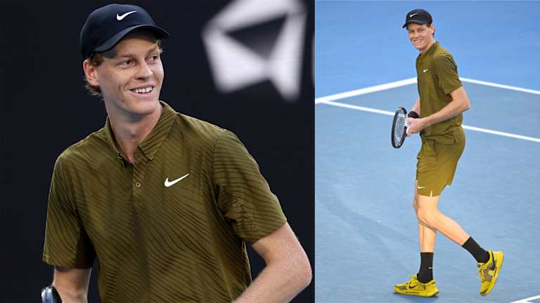 Jannik Sinner dans Nike