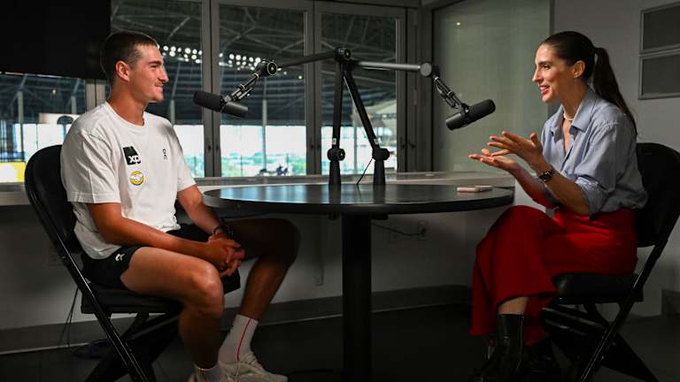 Fonseca a récemment rencontré Andrea Petkovic pour une interview sur The Big T, un podcast de Tennis Channel.
