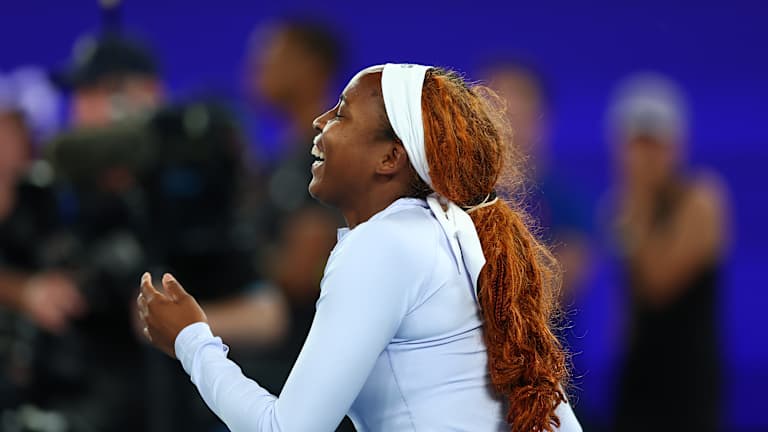 Coco Gauff a accepté sa perte immédiate avec aisance.