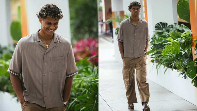 Gabriel Diallo porte Golden Goose