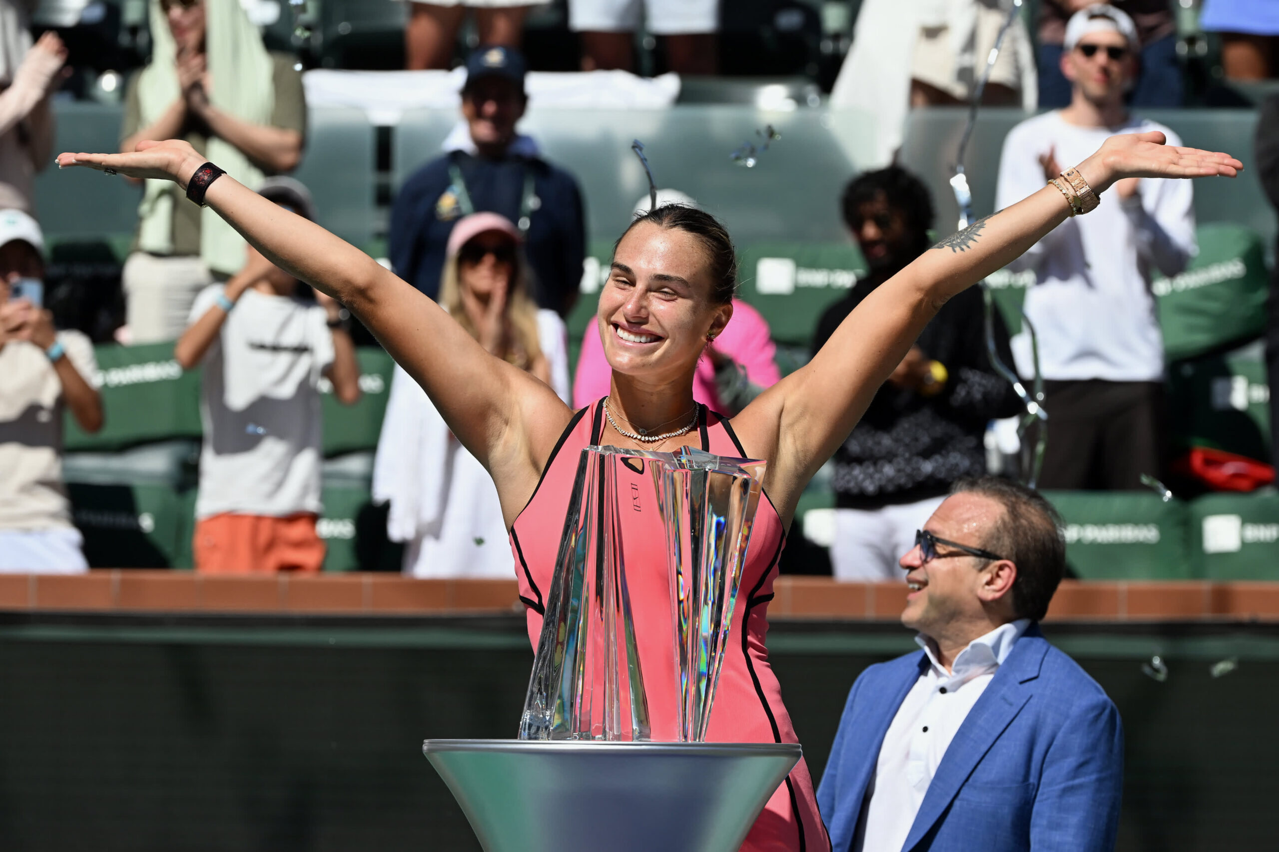 Comment Aryna Sabalenka célébrera-t-elle le titre à Indian Wells ? "Martinis expresso et Five Guys à emporter"