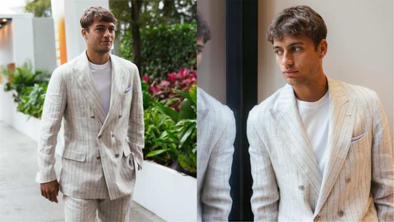 Flavio Cobolli porte Brunello Cucinelli