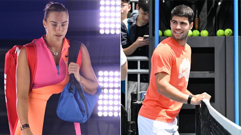 Aryna Sabalenka et Carlos Alcaraz faisaient partie des joueurs invités à retirer leurs appareils WHOOP