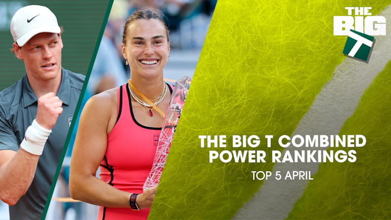 Sinner et Sabalenka se retrouvent au sommet d'un autre classement.