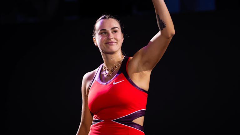 Même si Vainshtein a rencontré sa compatriote ukrainienne Dayana Yastremska, elle voit une grande partie de son jeu, et d'elle-même, dans la Biélorusse Aryna Sabalenka.