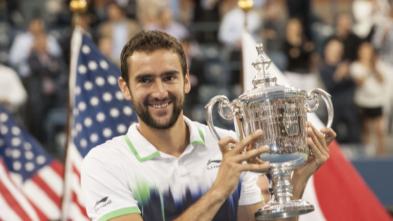 Cilic a rejoint Goran Ivanisevic, alors entraîneur, en tant que deuxième Croate à remporter un titre majeur en simple.