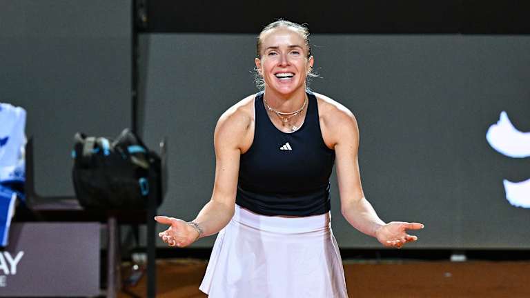 Svitolina a désormais une fiche de 8-0 en finale sur terre battue.