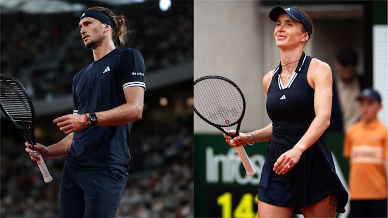 Alexander Zverev et Elina Svitolina — Adidas